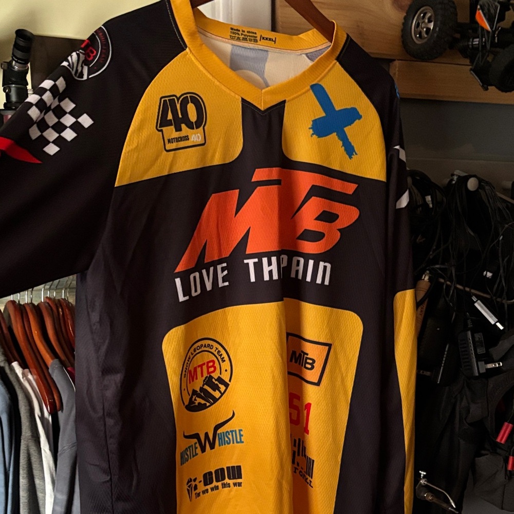 MTB Love Thrain Yellow and Black Jersey
